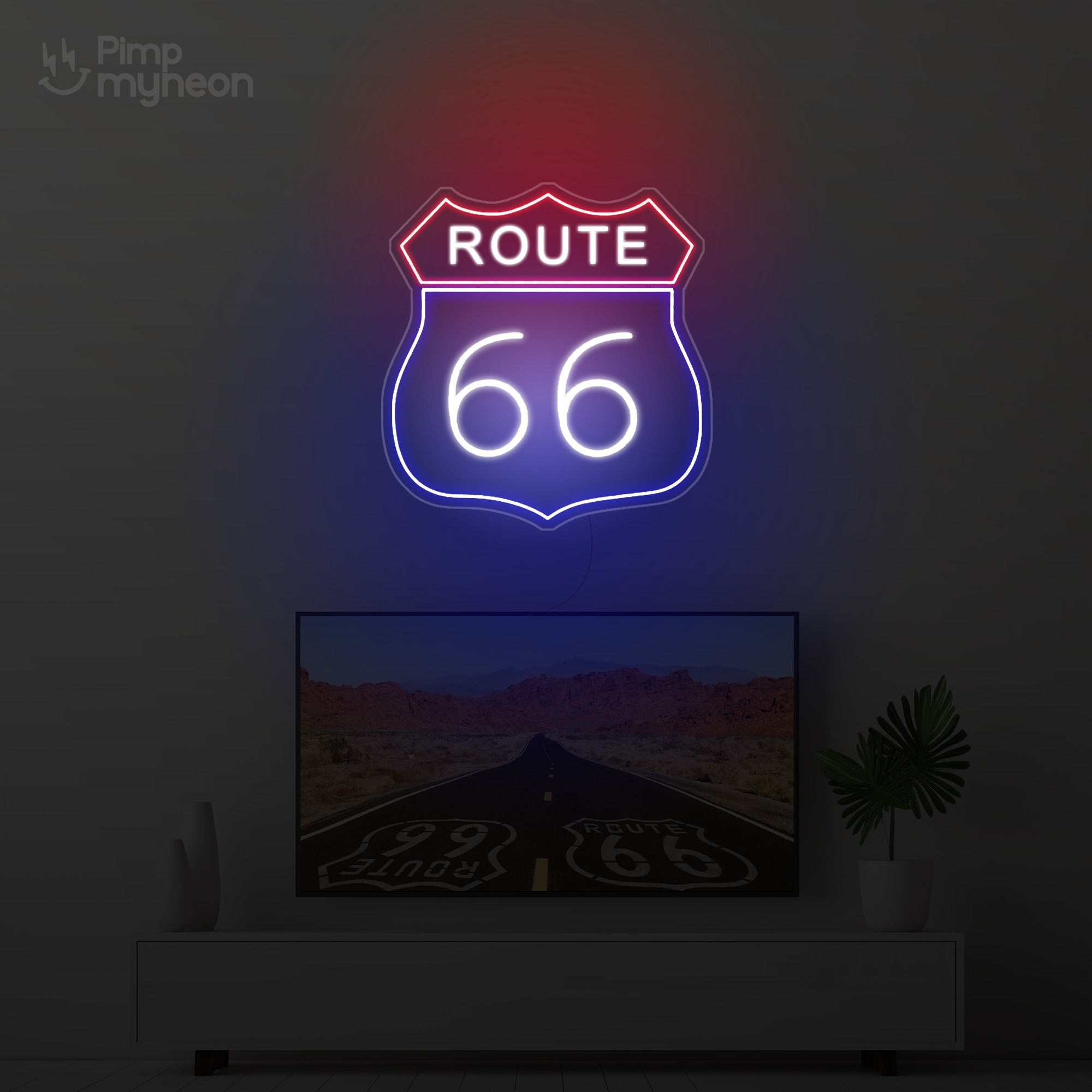 Neon Route 66