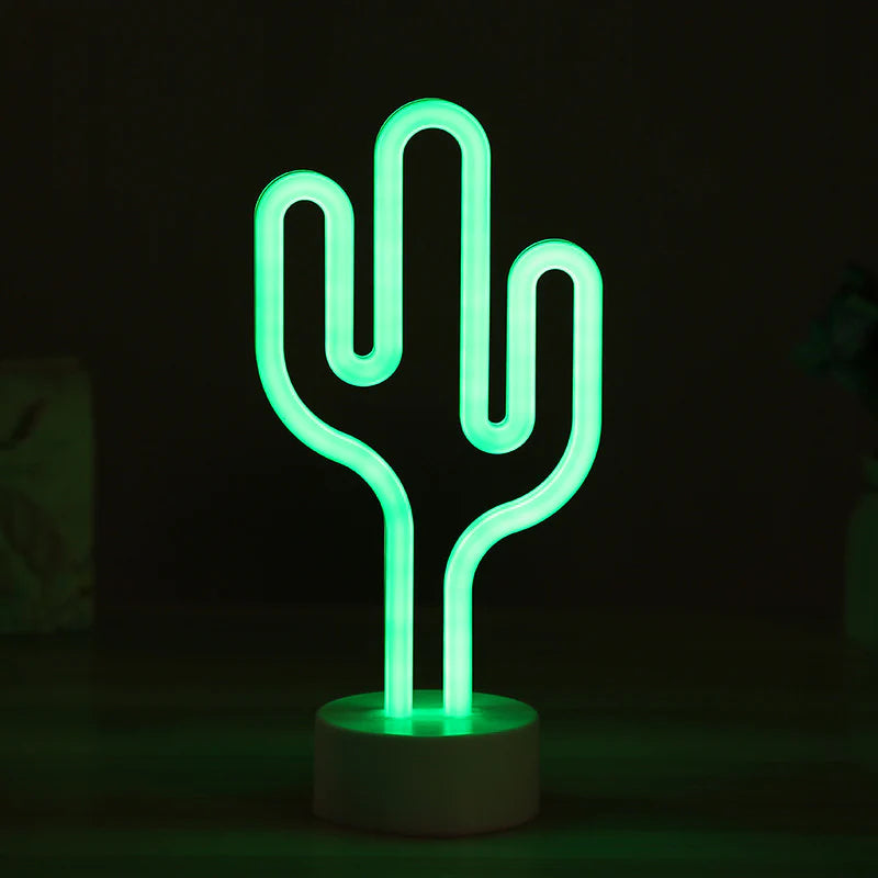 Lampe Neon Cactus