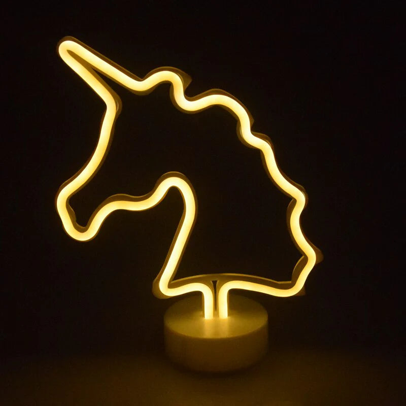 Lampe Neon Licorne