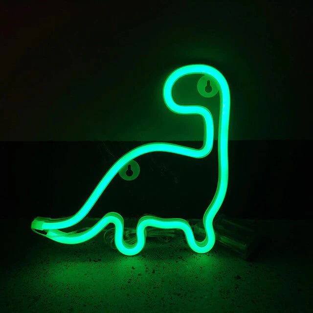 Lampe Neon Dinosaure