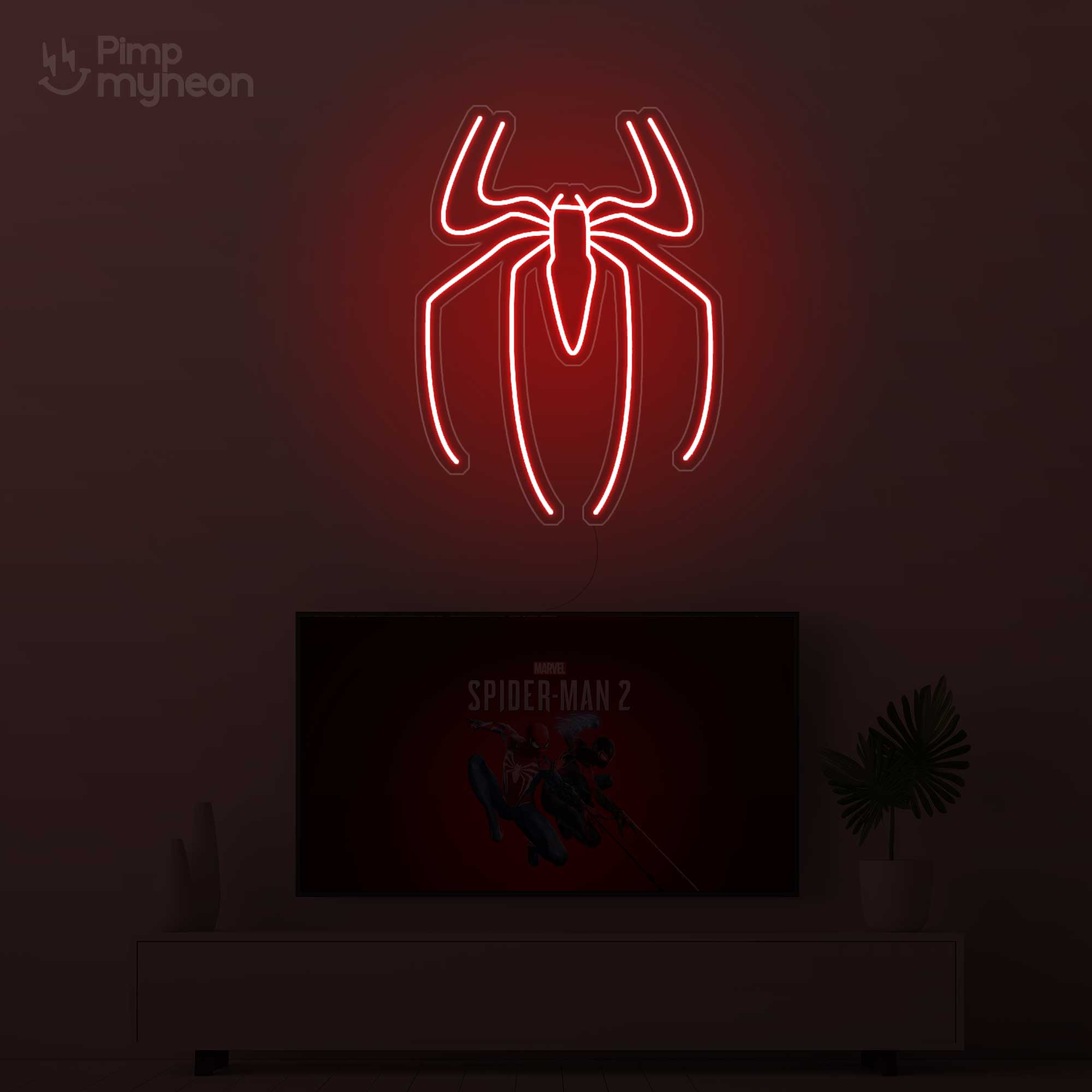 Neon Spiderman