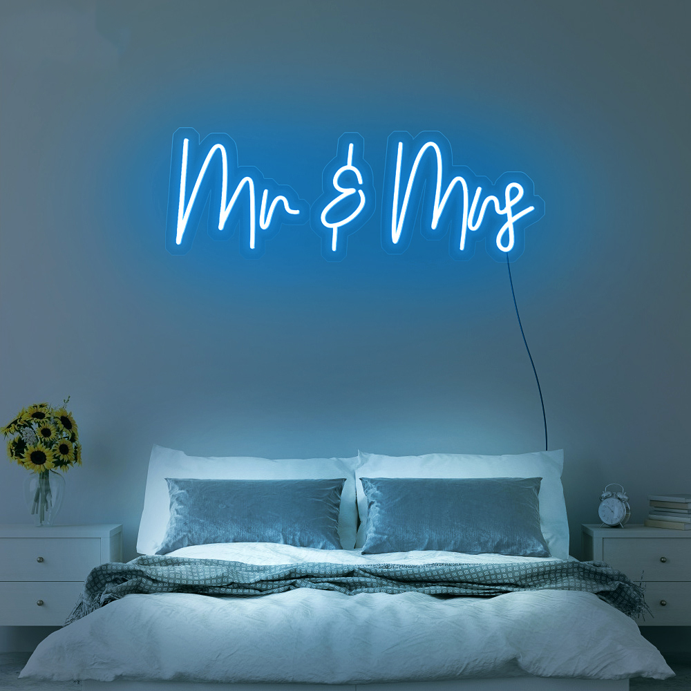 Mr & Mrs - Néon LED - PimpMyNeon