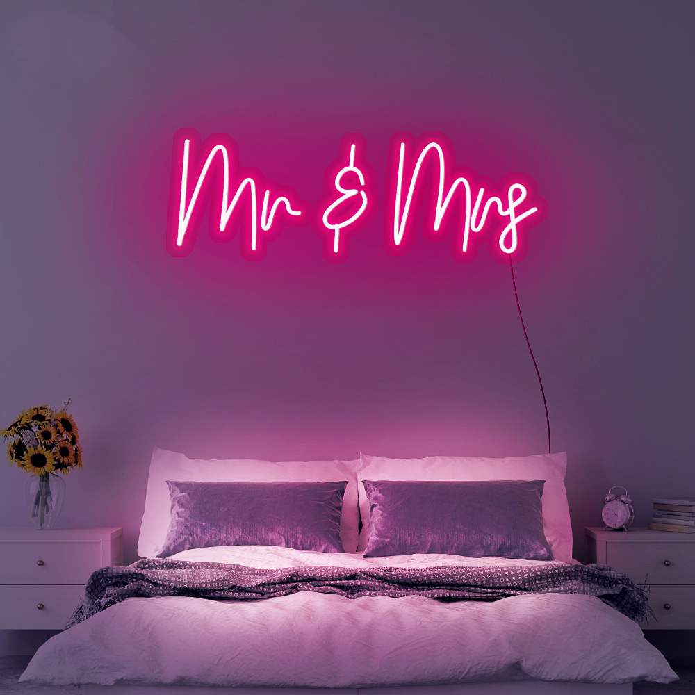Mr & Mrs - Néon LED - PimpMyNeon